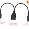 USB Port OTG Cable Adapter f Firestick 4K Stick Amazon TV USB add Keyboard lot - Image 3