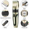 Professional Hair Clippers Trimmer Mens Barber Hair Cutting kit Machine Cordless - Image 3