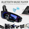 Bluetooth Car FM Transmitter MP3 Player Hands free Radio Adapter Kit USB Charger - Image 5